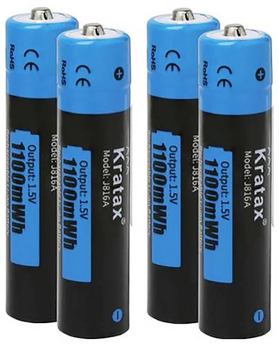 Hixon J816 Micro (AAA)-Akku Li-Ion 750 mAh 1.5V 4St.