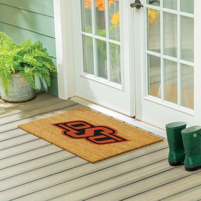 Evergreen Oklahoma State University Full Color Indoor/Outdoor Coir Mat