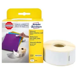 Avery Zweckform Rollenetiketten »AS0722550« weiß