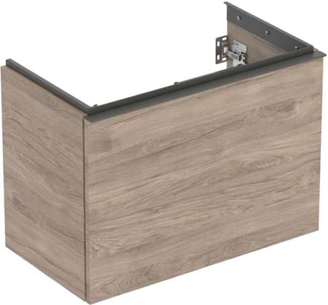 Geberit Meuble sous-lavabo Acanto, L. 74 cm, noyer / lava mat (503009JR1)