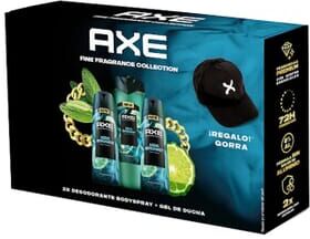 Axe Aqua Bergamot Gel 300 ml + Desodorizante Spray 150 ml x 2 + Boné Lote