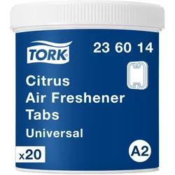 Tork Lufterfrischer Anhänger mit Zitrusduft A2, Einfach Platzierbar, 4 x 20 Stüc...