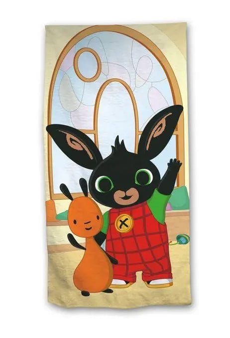 Bing en Sula handdoek voor kinderen, 70 x 140 cm