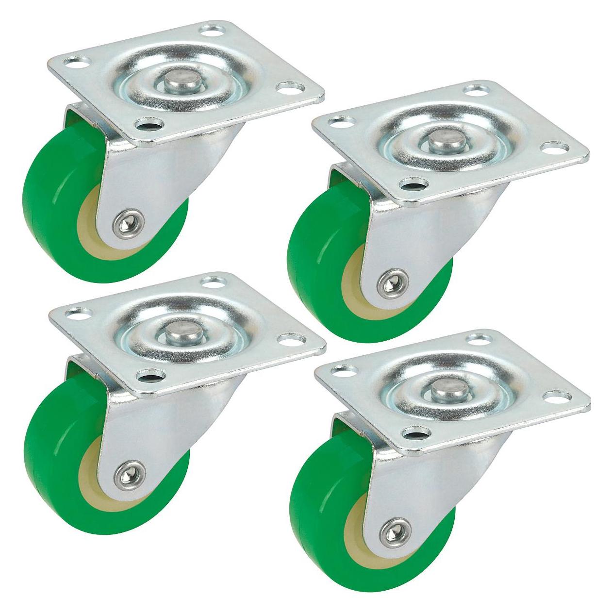Dörner + Helmer Lenkrollen Set grün (450127)