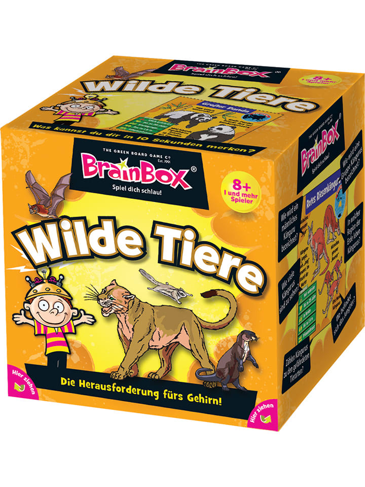 Brain Box Quizspiel "BB - Wilde Tiere" - ab 8 Jahren - onesize