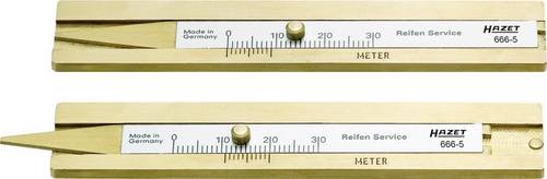 Hazet 666-5 Reifenprofilmesser mechanisch Messbereich Tiefe 30 mm (max)
