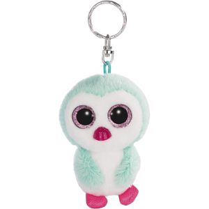 NICI Schlüsselanhänger Glubschis Pinguin Yoniko, Plüsch, türkis, weiß, 1 Stück