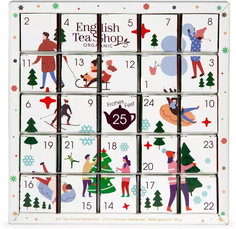English Tea Shop - "Tee-Adventskalender ""White Ornaments"" ", Set