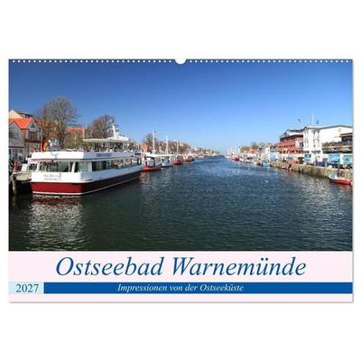 Ostseebad Warnemünde (Wandkalender 2027 DIN A2 quer), CALVENDO Monatskalender