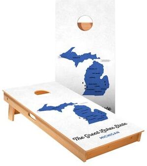 Skip's Garage Great Lakes State Cornhole Boards