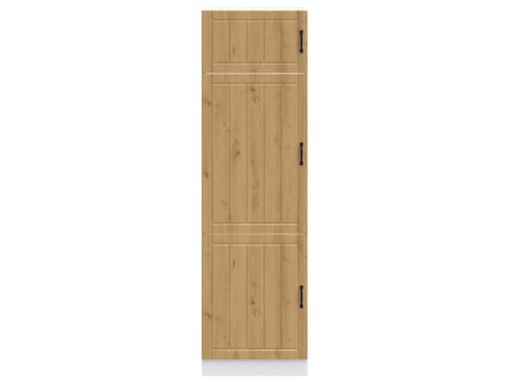 KTHLBRH Küchenschrank Lucca 60 x 57 x 207 cm Eiche handwerklich Stabile Spanplatte, verstellbare Füße, Kapazität 75 kg, leicht zu reinigen