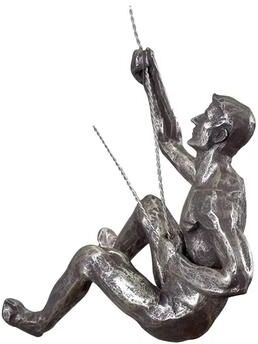 Inspire Select Rock Climbing Man Resin Wall Sculpture 3D Adventure Wall Art Decor d