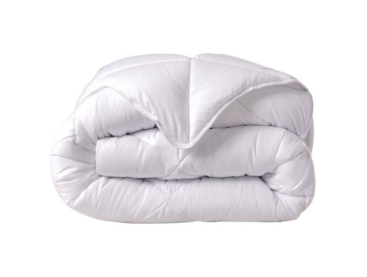 Couette tempérée en polyester blanc 200x200cm