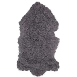 WARM & COMFY Schaffell Tibet 85 cm, stone grey Fell Grau Stein cm