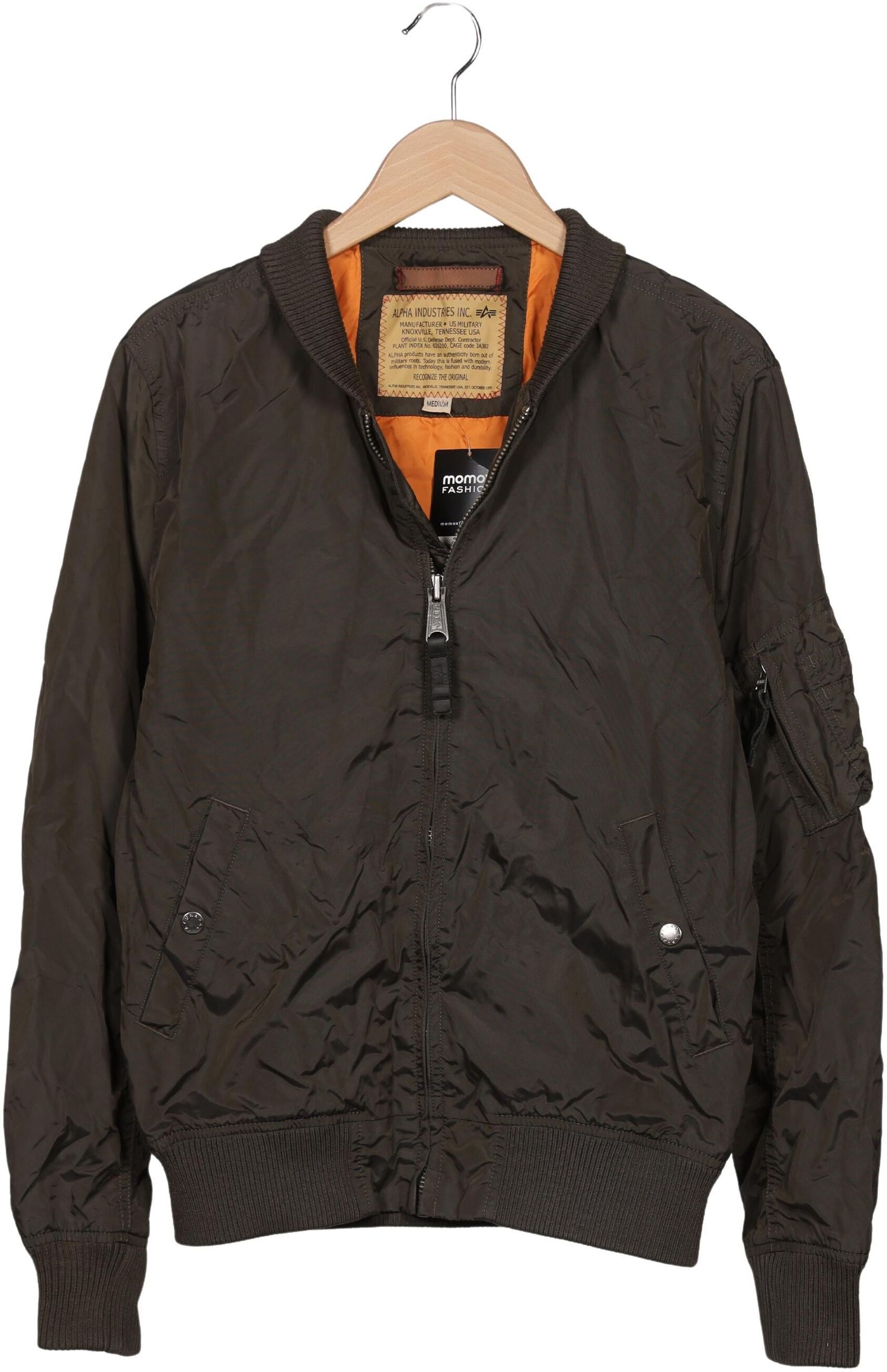 Alpha industries Herren Jacke, Braun, Gr. M, Synthetik - Second Hand