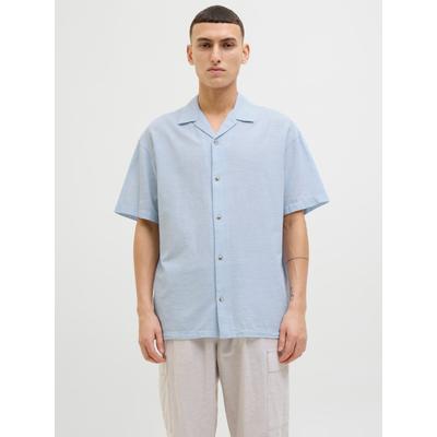 Jack & Jones "JJESUMMER RESORT SHIRT SS SN" mit Resort Kragen