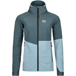 Ortovox Punta Berrino Hooded Jacket Softshell Jacke Damen dark arctic grey- Gr. S