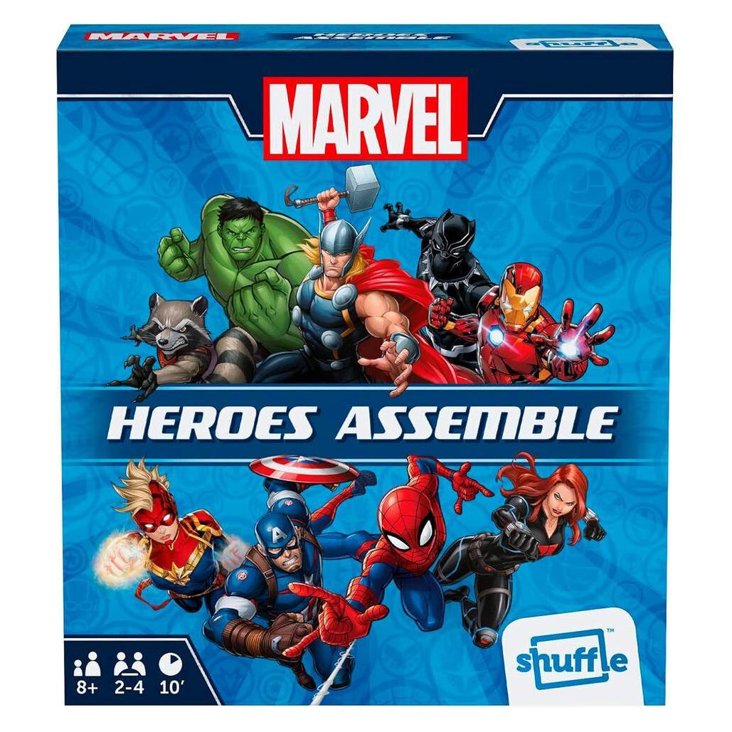 Cartamundi Shuffle - Marvel Heroes Assemble - Jeu de Cartes (2 - 4 Spieler) (10028286)