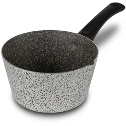 Mamù Konische Kasserolle, antihaftbeschichtet, Aluminium, kratzfest, hergestellt in Italien, Ø 16 cm