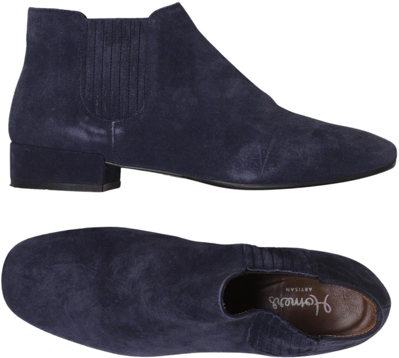Homers Damen Stiefelette, Marineblau, Gr. EU 36.5, kein / Etikett - Second Hand