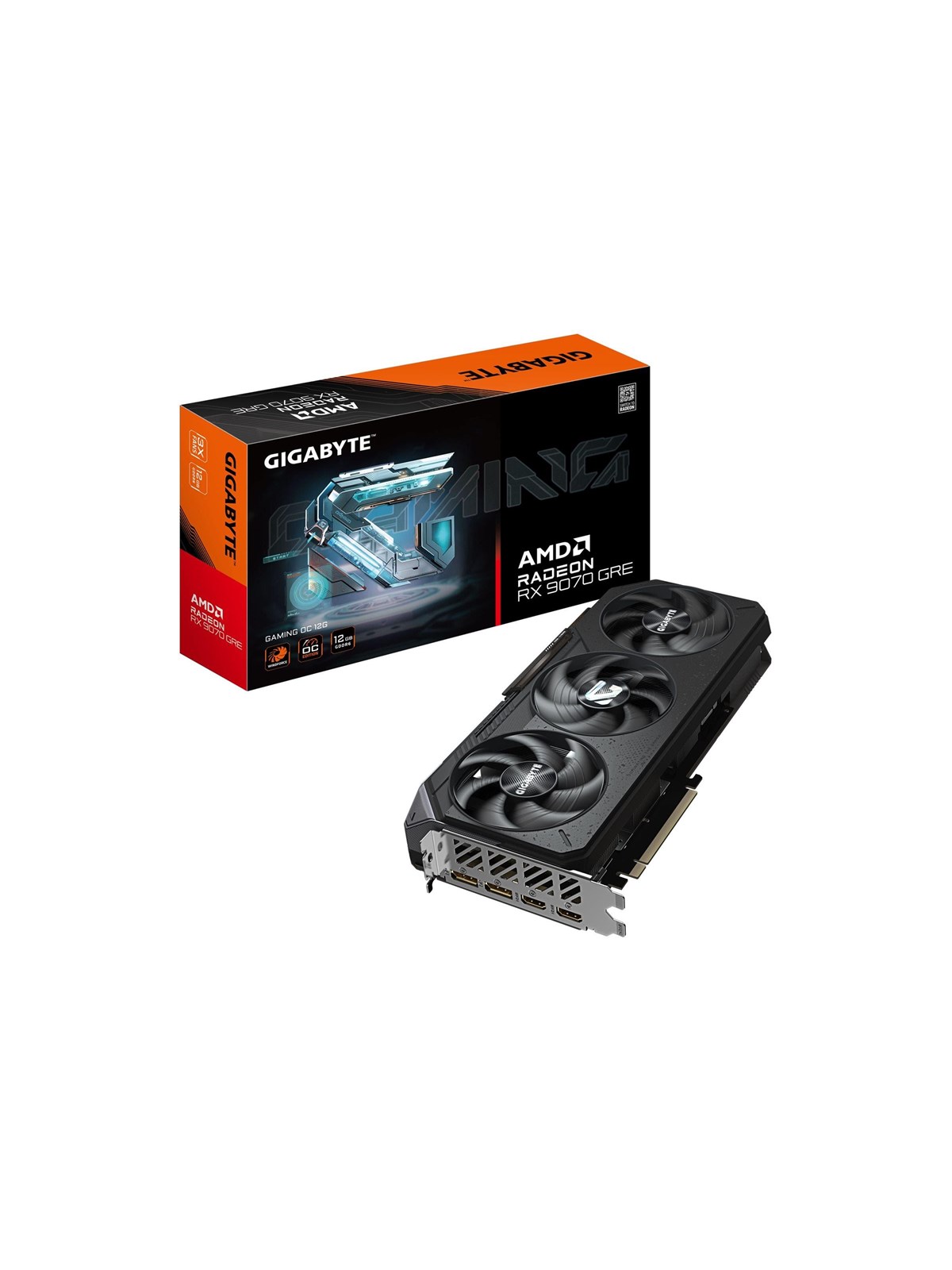 GIGABYTE Radeon RX 9070 GRE GAMING OC - 12GB GDDR6 RAM - Grafikkarte