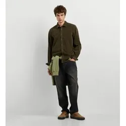 Pepe Jeans für Herren. PM3091440 Grünes Hemd River (L), Lässig, Baumwolle, Langarm