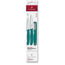 Victorinox Gemüsemesser-Set mit I-Schäler »Swiss Classic« 3-tlg. grün