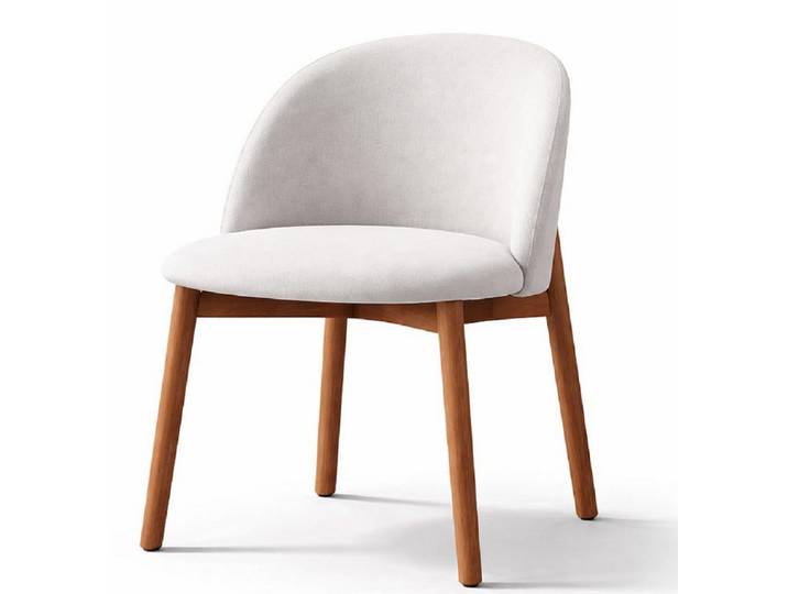 JVmoebel Esszimmerstuhl Moderner weißer Esszimmerstuhl Polsterstuhl für Esszimmer und Küche, Made in Europa