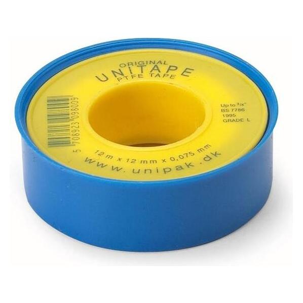 Unipak Thread Sealing Tape 12Mm X 12M (12 mm) (1000102)