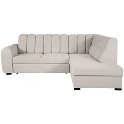 ECKSCHLAFSOFA Zoja rechts beige