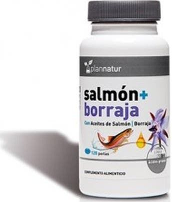 PLANNATUR Omega 3+6 Salmón Borraja 500 mg 120 caps