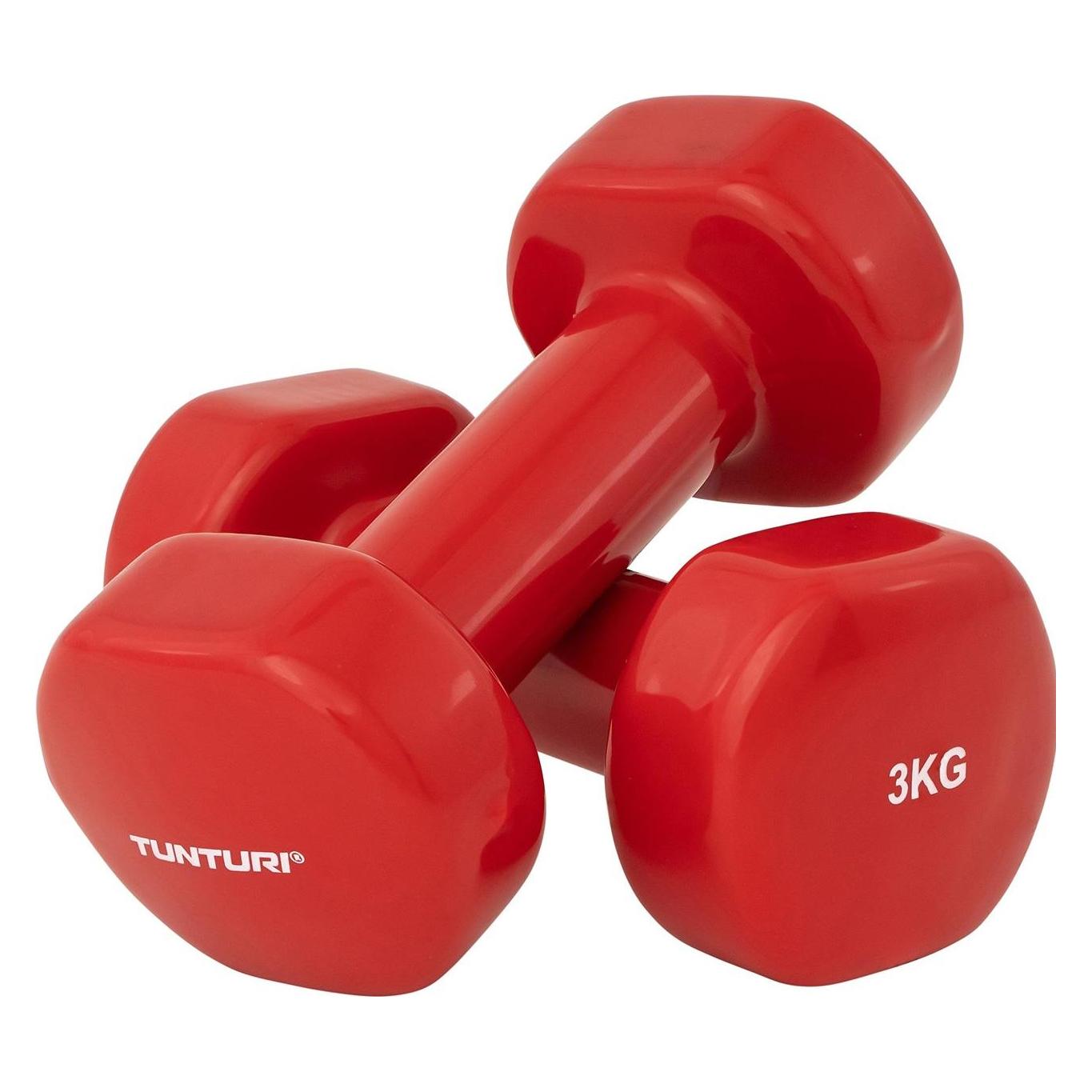 Tunturi Vinyl Kurzhanteln (2 x 3 kg) (14TUSFU111)
