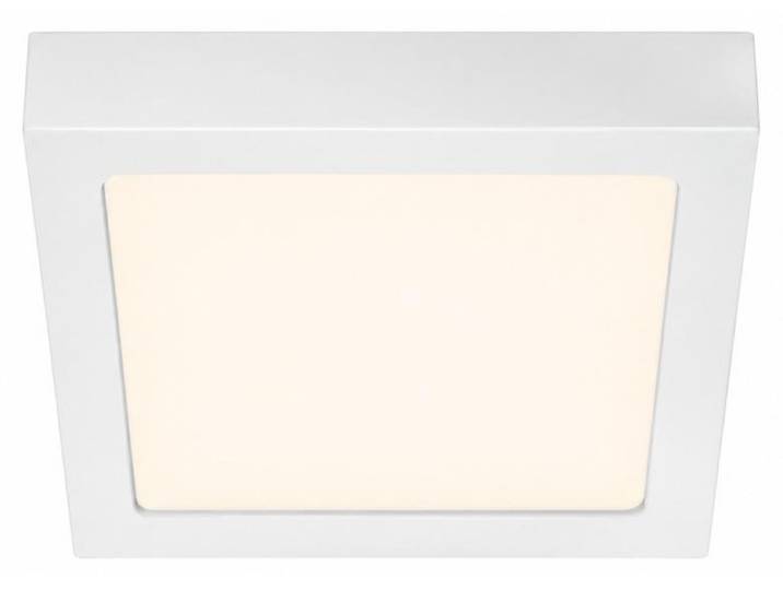 Briloner LED Deckenleuchte Wandlampe Fire Weiß 17x17cm 12W 1000lm Warmweiß 3000K