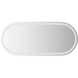 vidaXL LED-Badspiegel 100x45 cm Oval