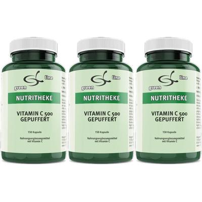 Vitamin C 500 gepuffert Kapseln x3 3x150 St