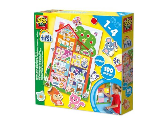 SES Creative 14476 Mijn eerste poster met stickers