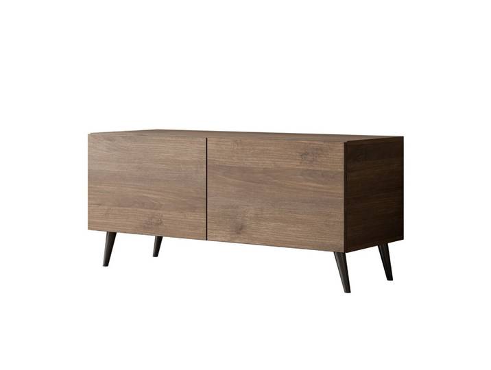 TV-SCHRANK COLGANTE NUSSBAUM auf Füßen mit LED