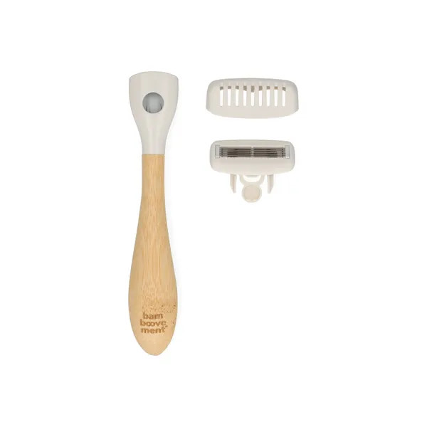 Dille & Kamille Scheermes met bamboe handvat starterkit