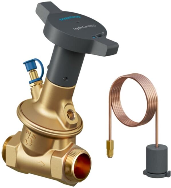 Oventrop Vanne d'équilibrage Hydrocontrol D DN 50, Rp 2, PN 16, 2x mâle, laiton (1064636)