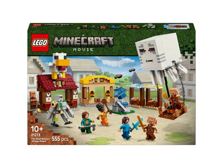 LEGO Minecraft Les Ghasts à l’attaque du village 21273 LEGO