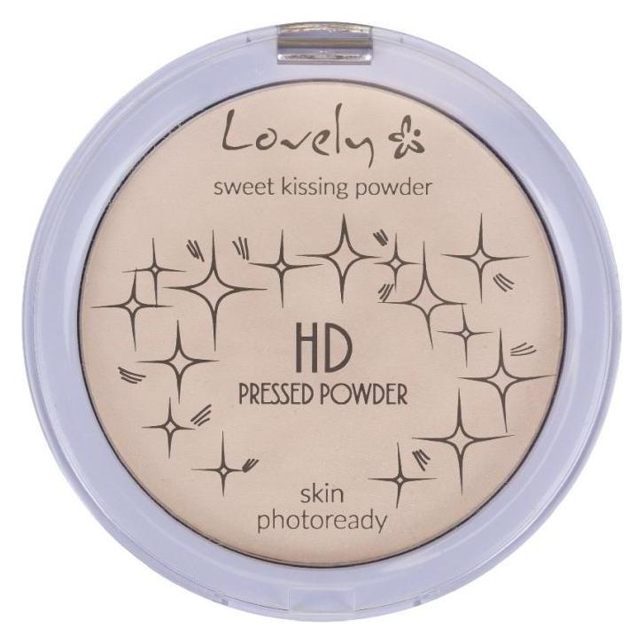 Lovely HD Pressed Powder transparentny, matujący puder do twarzy z Olejem Jojoba 10g (Transparent) (5901801697428)