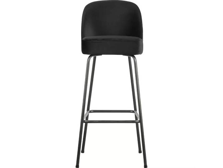 mutoni - Barstuhl Vogue Velvet 80, One Size, Schwarz