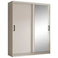 SCHWEBETÜRENSCHRANK Hela mit 2 Türen. 160 cm, Kaschmir