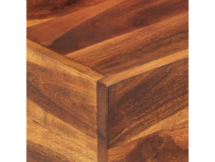 Table basse - ZERODIS - RE388 - Bois d'acacia massif - 80x80x30 cm - Vintage