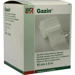 Gazin Verbandm 5mx10cm 8Fach 1 ST