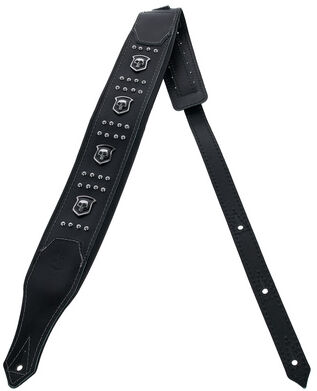 Minotaur Black Knight Leather Strap Schwarz