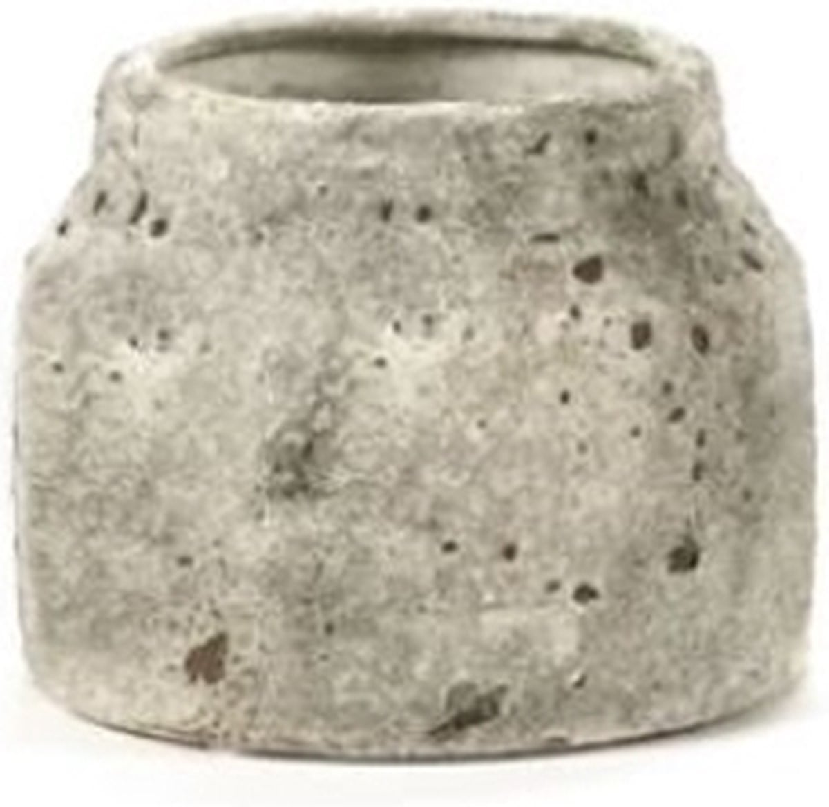 Serax Rustic bloempot XS tabletop greige D14.5cm H11cm
