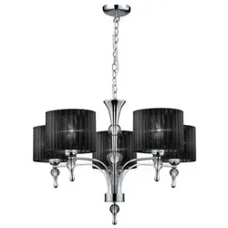 Azzardo AZ0499 Kronleuchter Press 5 5x50W | E27 | IP20 - schwarz