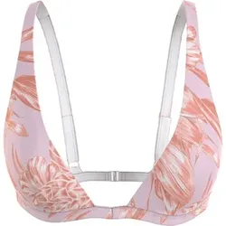 Tommy Hilfiger Triangle Fixed RP Bikini Top Rosa Large Damen