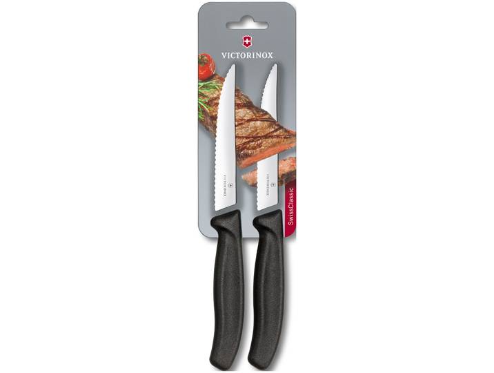 Victorinox Steak & Pizzamesser Gourmet Schwarz